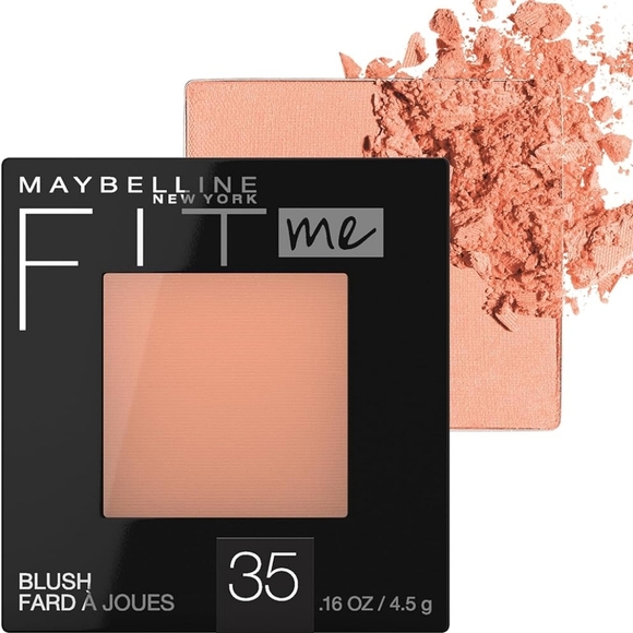❤️ 3/$15 Maybelline Fit Me Blush Pallette 35 Coral - Picture 1 of 4
